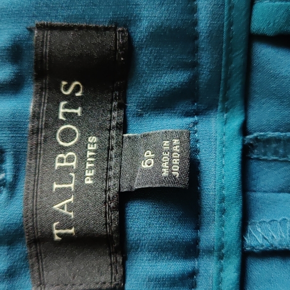 Talbots Dark Green Women's Trouser Pants Size 6P. - Picture 10 of 13